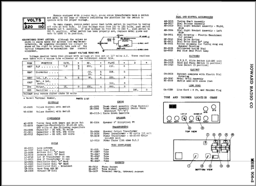 906S ; Howard Radio Company (ID = 387046) Radio