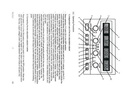 DC-Regulated Power Supply PS23023; HQ-Power; where?, (ID = 2605910) Power-S