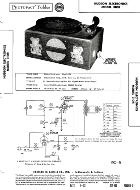 310R; Hudson Electronics, (ID = 2951759) R-Player