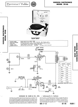 39HB; Hudson Electronics, (ID = 3112267) Ampl/Mixer