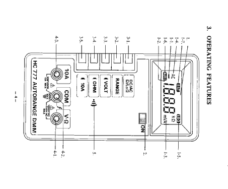 Digital Multimeter HC-777; Hung Chang Co. Ltd., (ID = 2207875) Equipment