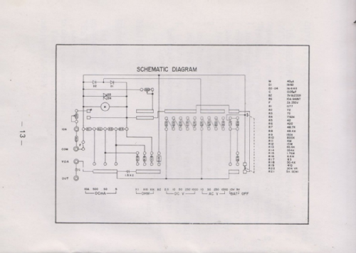 VOM-Multitester HM-102BZ; Hung Chang Co. Ltd., (ID = 2299570) Equipment