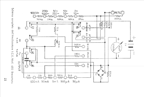 Multimeter 680; ICE, I.C.E.; Milano (ID = 411492) Equipment