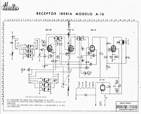 IIB-5 Serie A-16; Iberia Radio SA; (ID = 614211) Radio