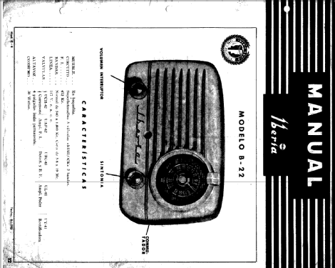 B-22; Iberia Radio SA; (ID = 255100) Radio