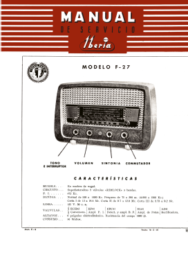 F-27; Iberia Radio SA; (ID = 201816) Radio