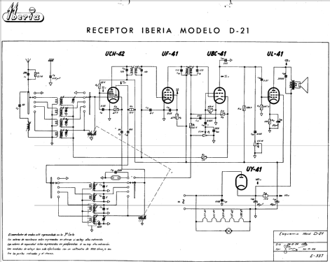 III A 5 serie D-21; Iberia Radio, S.A.; (ID = 616103) Radio