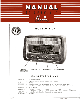 F-27; Iberia Radio SA; (ID = 201804) Radio