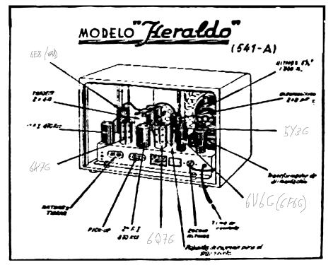 Heraldo 541-A Serie P; Iberia Radio SA; (ID = 3052642) Radio