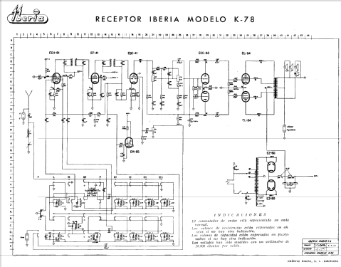 K-78; Iberia Radio, S.A.; (ID = 613461) Radio