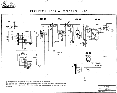 3C5 serie L-50; Iberia Radio SA; (ID = 616947) Radio