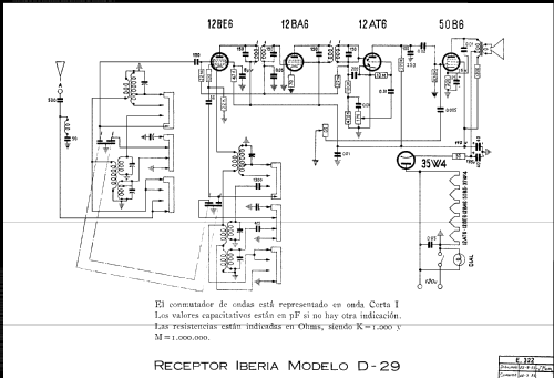 11-B5 Serie D-29; Iberia Radio SA; (ID = 1062734) Radio