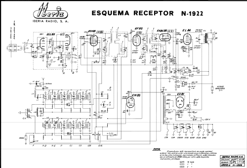 N-1922; Iberia Radio SA; (ID = 1030980) Radio