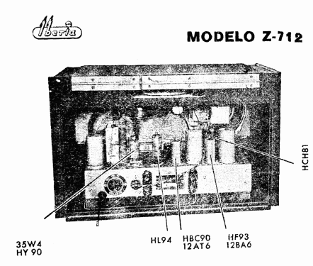 Z-712 Ch= C-73; Iberia Radio SA; (ID = 3062742) Radio