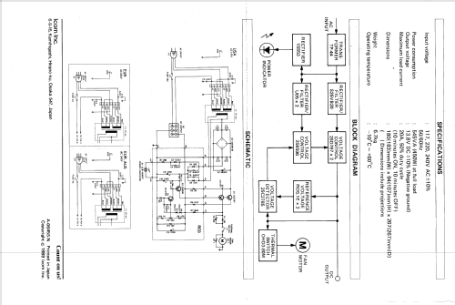 AC Power Supply PS-55; Icom, Inoue (ID = 1870395) A-courant