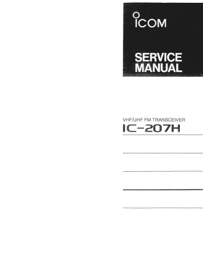 IC-207H; Icom, Inoue (ID = 3134707) Amat TRX
