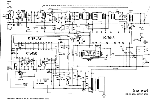 Electronisches Uhrenradio ET211; ICS/SEC Selectronic (ID = 1912953) Radio