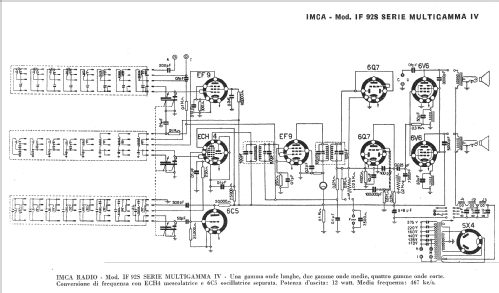 Multigamma IF92 S; Imca Radio; (ID = 257162) Radio