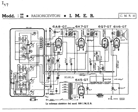 544; IMER Radio I.M.E.R.; (ID = 206300) Radio