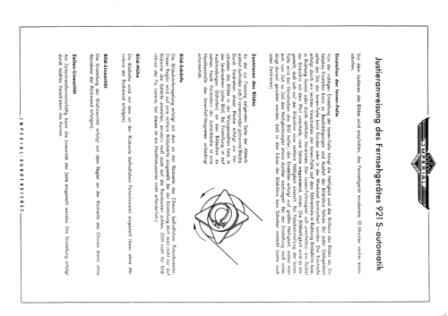 921 S-Automatik; Imperial Rundfunk (ID = 1699774) Television