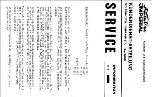 CJ222T Ch= C222; Imperial Rundfunk (ID = 619981) Television