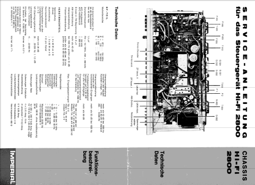 Hi-Fi 2800 Ch= 5703; Imperial Rundfunk (ID = 1029653) Radio