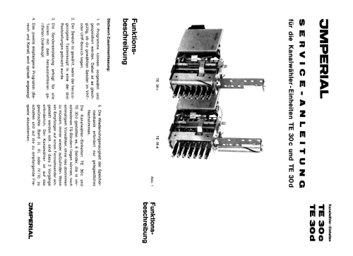 Kanalwähler-Einheit TE 30d ; Imperial Rundfunk (ID = 1906177) mod-past25