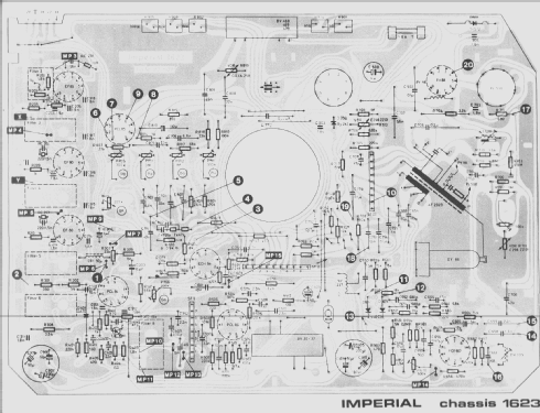 Modena Ch= 1623 de Luxe; Imperial Rundfunk (ID = 731373) Television