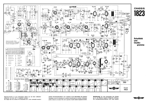 S/W Fernsehempfänger Chassis Ch= 1823; Imperial Rundfunk (ID = 1929625) Television