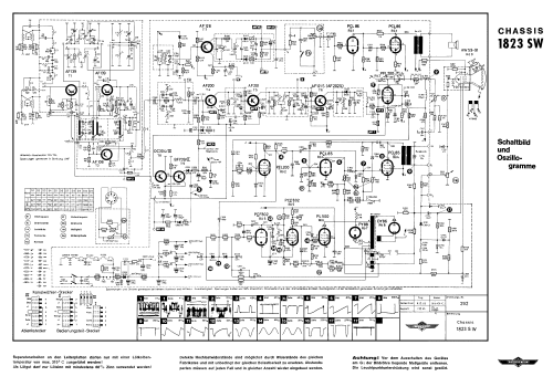 S/W Fernsehempfänger Chassis Ch= 1823SW; Imperial Rundfunk (ID = 1929656) Television