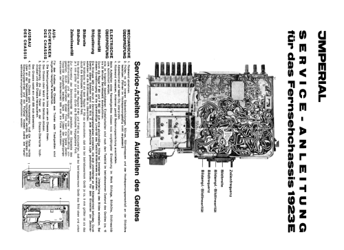 S/W Fernsehempfänger Chassis Ch= 1923E; Imperial Rundfunk (ID = 1941748) Television