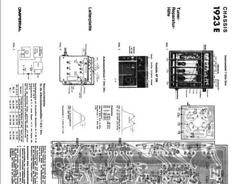 S/W Fernsehempfänger Chassis Ch= 1923E; Imperial Rundfunk (ID = 1941752) Television