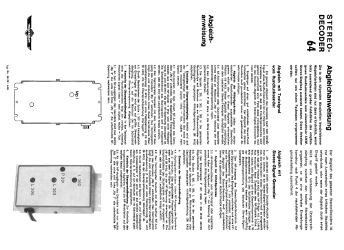 Stereodecoder 64 ; Imperial Rundfunk (ID = 1903236) mod-past25