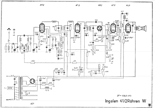 4 1/2 Röhren W; Ingelen, (ID = 636097) Radio