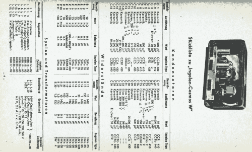 Cosmos W ab Gerät Nr142.601; Ingelen, (ID = 1917311) Radio