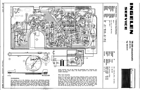 TR280 Netzautomatic Type 52330451; Ingelen, (ID = 1987574) Radio