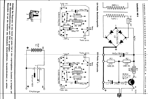 Netzzusatzgerät NB9; Ingelen, (ID = 65839) Power-S