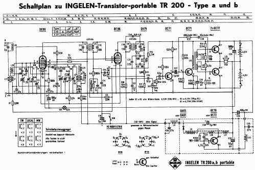 Portable TR200b; Ingelen, (ID = 6633) Radio