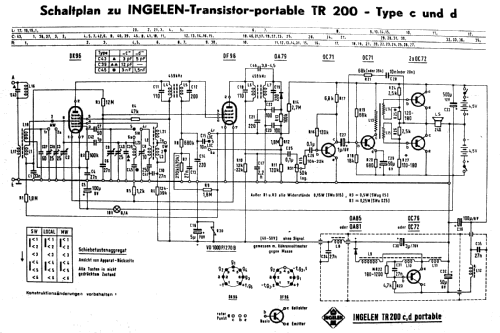 portable TR200d; Ingelen, (ID = 65837) Radio