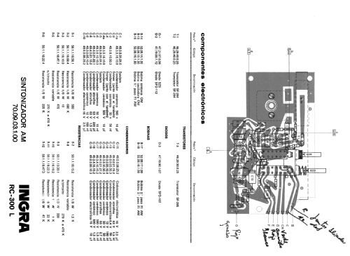 RC-300-L; Ingra; Barcelona (ID = 1027089) Radio