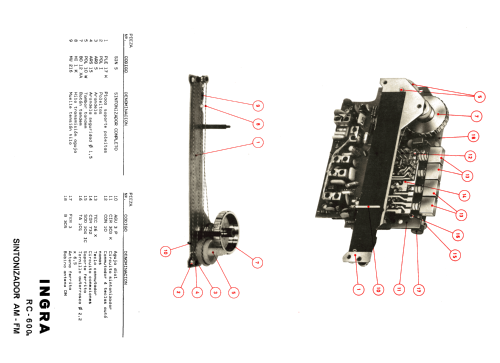 RC-400a; Ingra; Barcelona (ID = 2503798) Radio