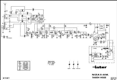 Niza II AM TRP-406; Inter Electrónica, S (ID = 380955) Radio