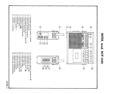 RCP-440; Inter Electrónica, S (ID = 1733045) Radio