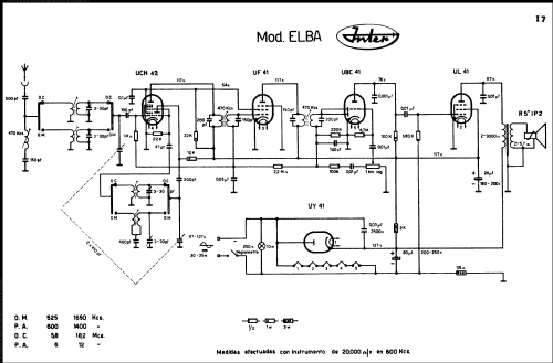 Elba P-212-8; Inter Electrónica, S (ID = 2108984) Radio