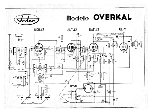 Overkal 615-D; Inter Electrónica, S (ID = 2061438) Radio