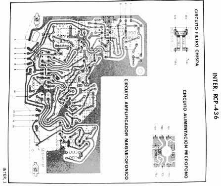 RCP-436; Inter Electrónica, S (ID = 2550992) Radio