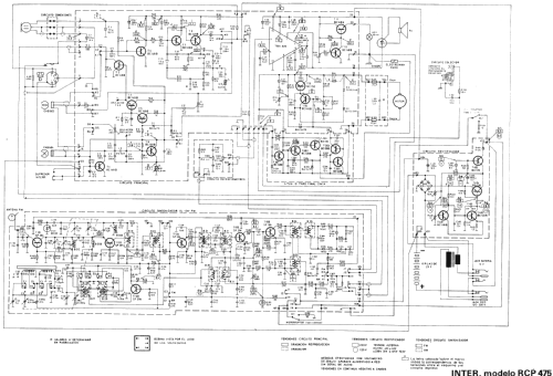 Radio Cassette-Recorder RCP 475; Inter Electrónica, S (ID = 2441520) Radio