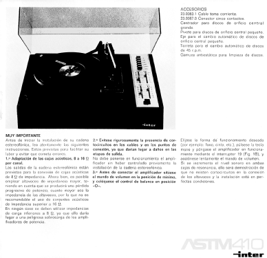 Stereo 20 ASTM 410; Inter Electrónica, S (ID = 3085090) R-Player