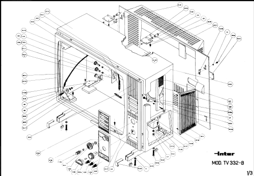 TV-332-B; Inter Electrónica, S (ID = 2527907) Télévision