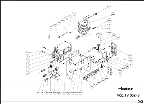 TV-332-B; Inter Electrónica, S (ID = 2527908) Fernseh-E
